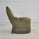 1960s, Danish easy chair, original green furniture velour.