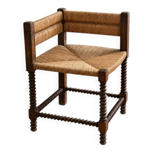 Fauteuil d'angle à piétement