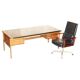Arne Vodder model 419 executive chair and model 223 desk in rosewood and leather.