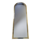 Miroir psyché en laiton martelé, artisanat marocain