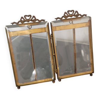 Golden photo frame, Louis XVI style.