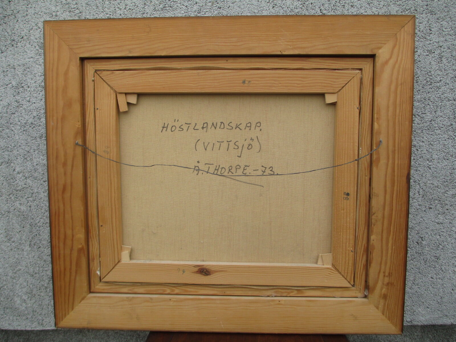 Art, Vittsjo, aut. T. A. I. Olsson, Sweden, 1970s