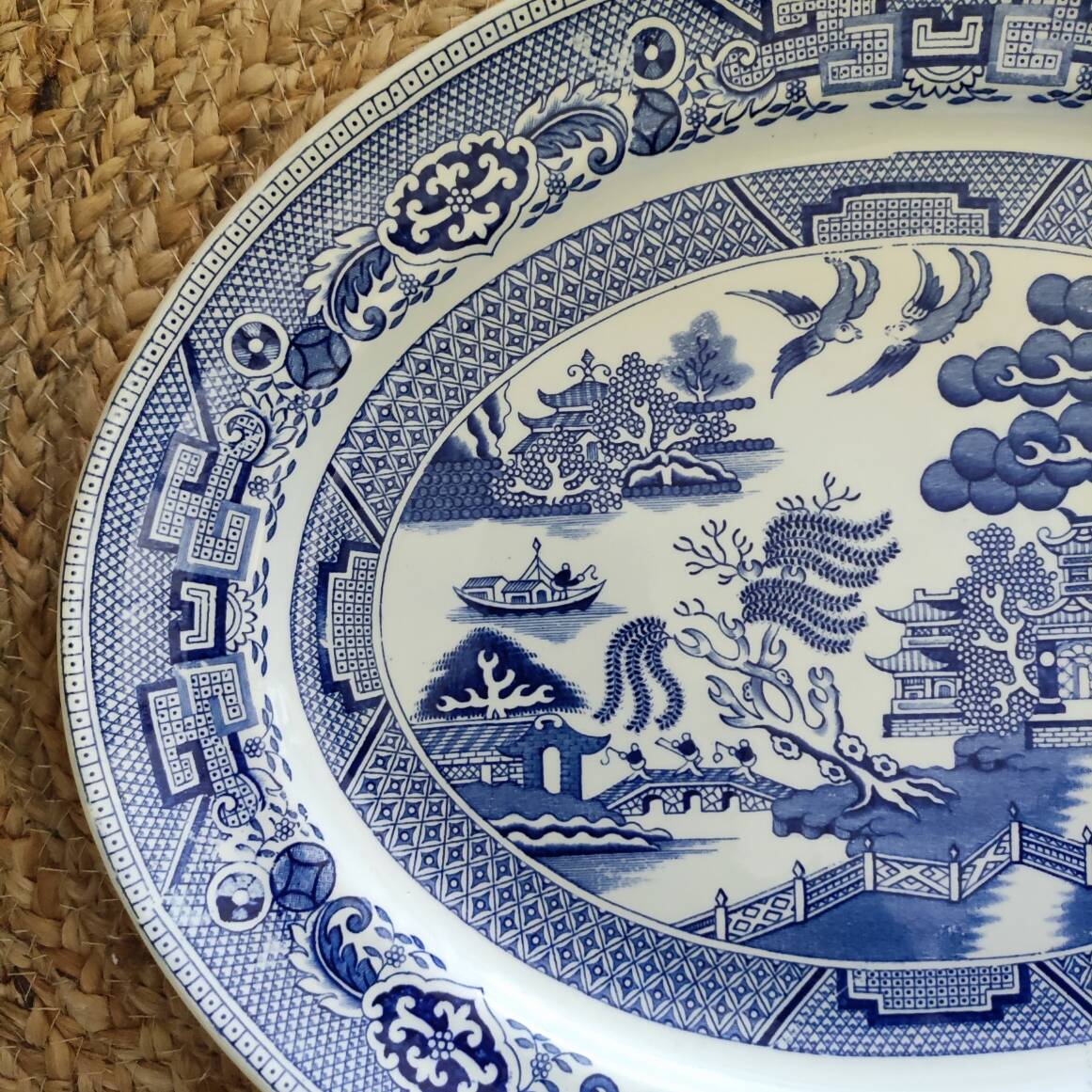 Moulin des Loups earthenware dish