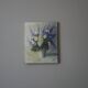 Oil painting on canvas floral composition still life bohemian countryside