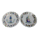 Malicorne plate old tableware character collection
