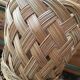 Two matching wicker pot covers