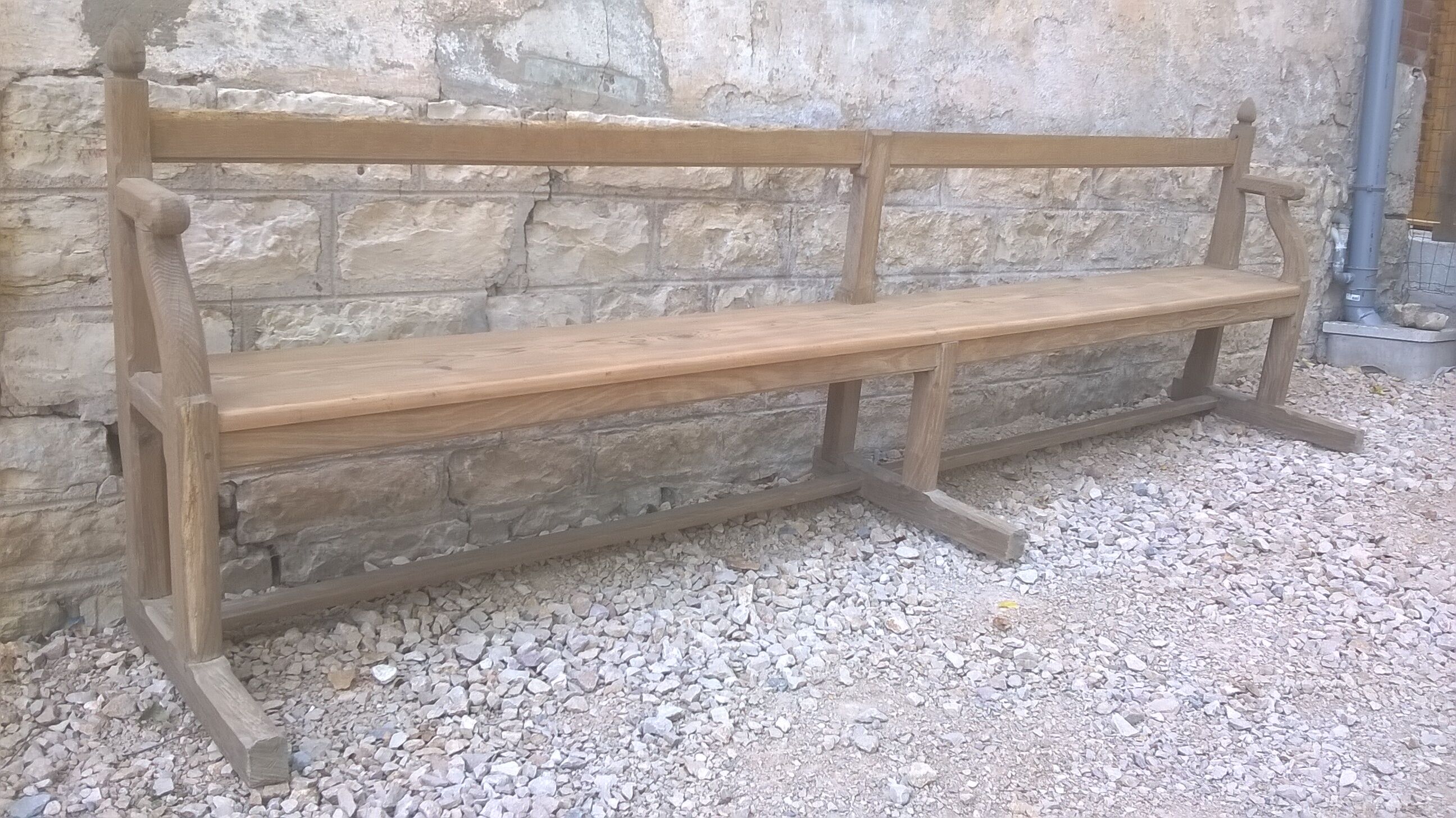 Paires grand banc d'église