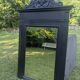 19th-19th Century Trumeau Mirror with Shabby Patina