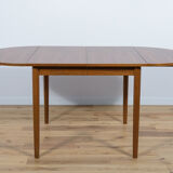 Table à manger extensible en teck danois, années 1960