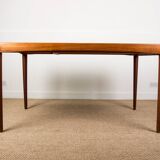 Danish Extendable Teak Dining Table by Henry Walter Klein for Bramin.