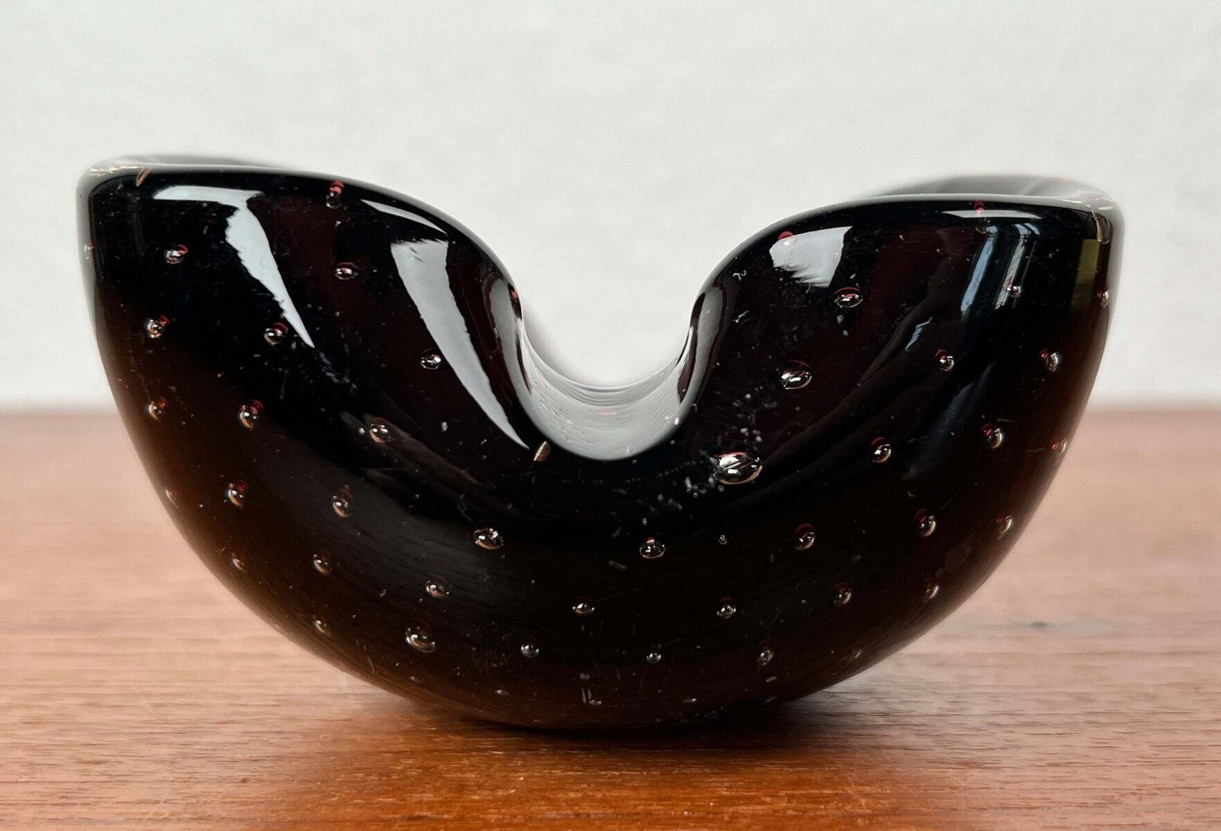 Vintage Italian Bullicante Ashtray in Murano Glass, 1970s