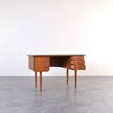 Mid-Century Danish Teak Desk, 1960s.