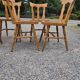 Baumann serie de six chaises de bistrot