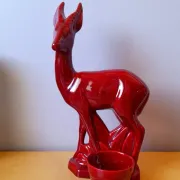 Art Deco St Clément Faience Biche