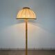 1970s rattan floor lamp