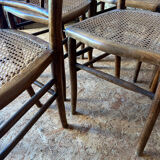 Cane bistro chairs