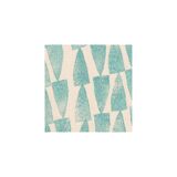 Abstract painting on petroleum blue paper signed Eawy