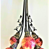 Parisian chandelier bronze model nenuphar