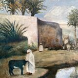 Orientalist painting early 20th century