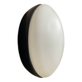 Vintage wall lamp in opaline and backelite