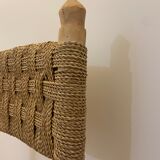 Bohemian chair wood and rope