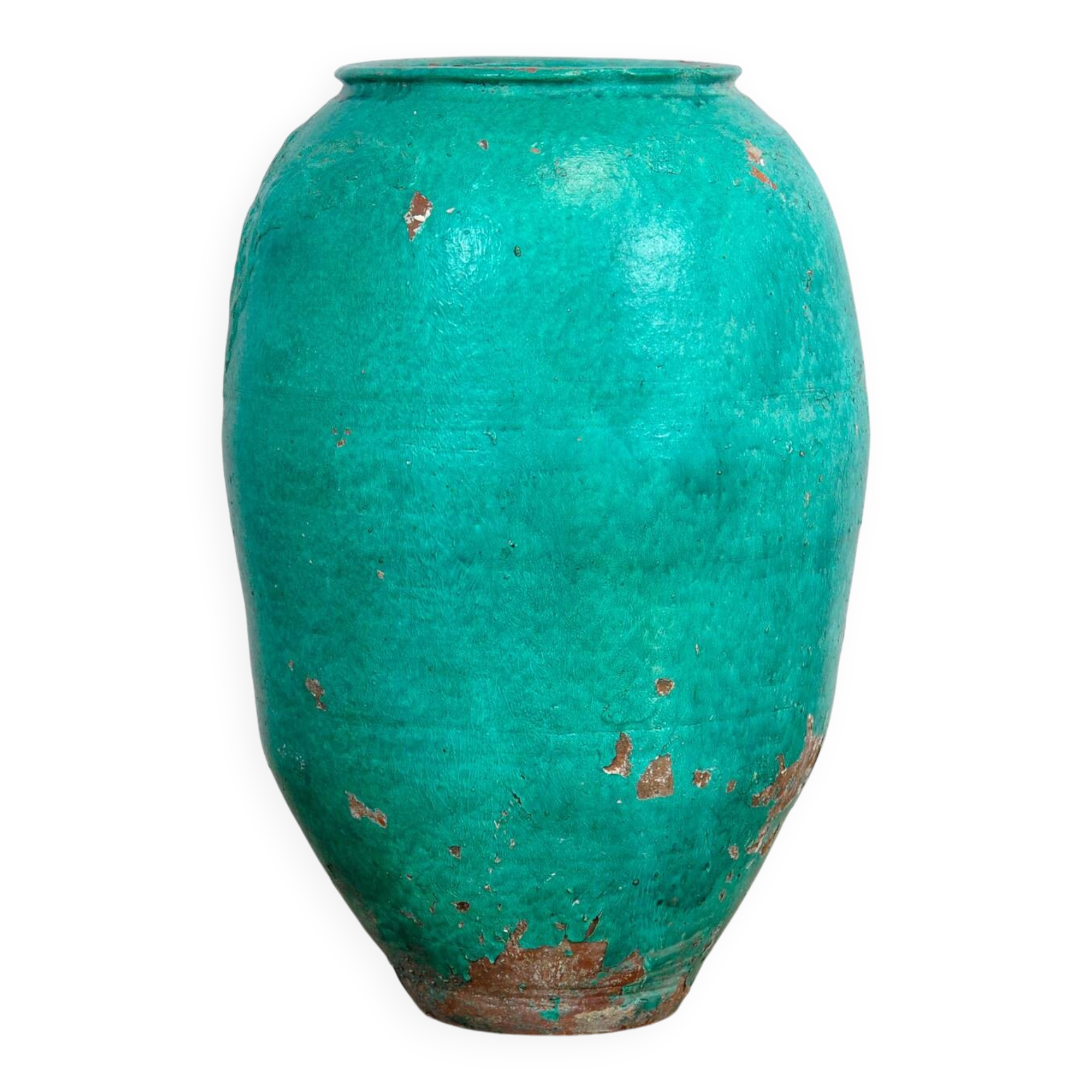 Turkish terracotta olive jar or garden urn