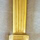 Huge wall lamp in gilded bronze Louis XVI style, three branches, late nineteenth