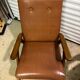 Fauteuil Skaï vintage