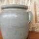 Glazed stoneware pot