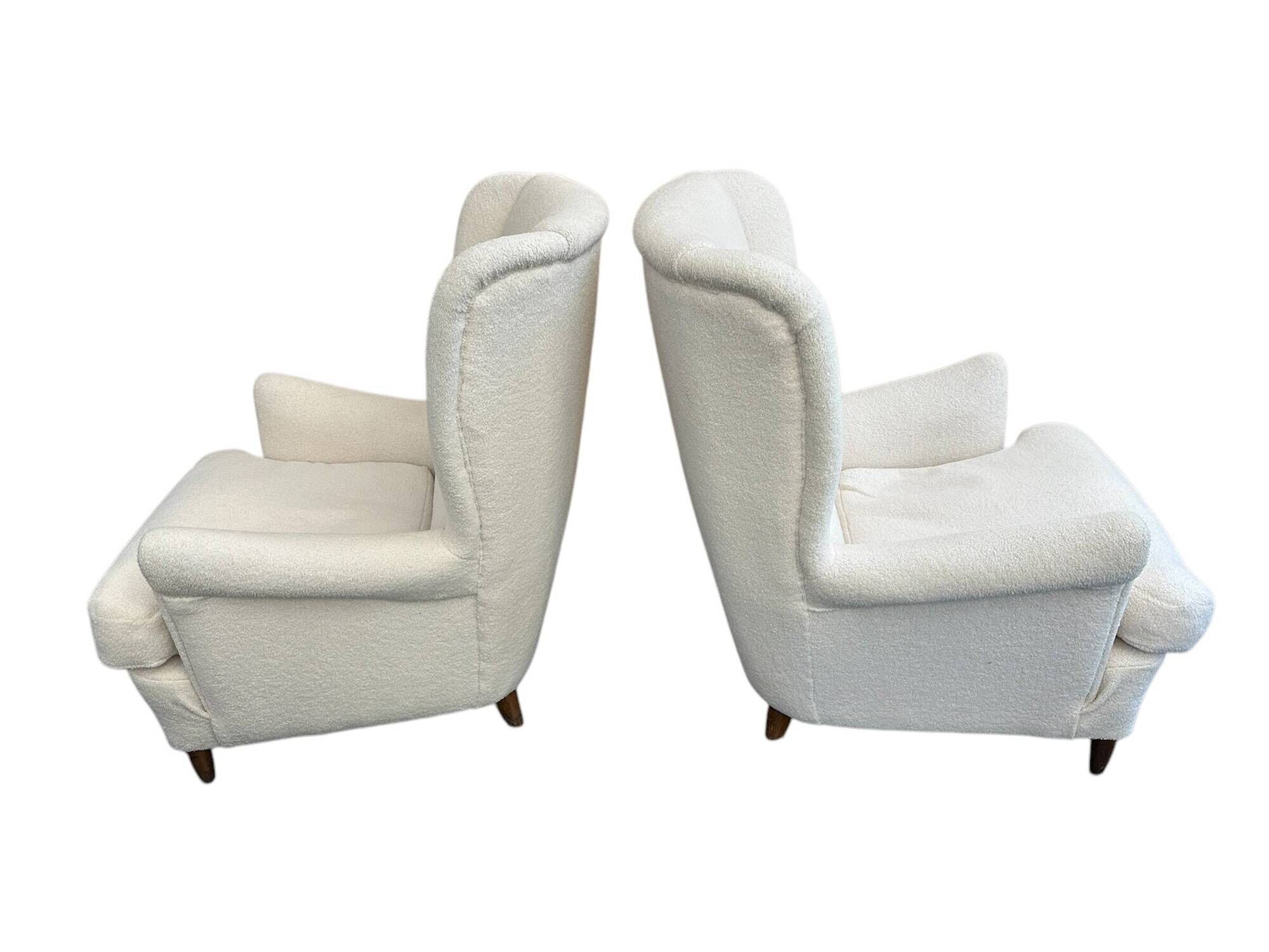 Italian 1940’s pair of armchairs by Paolo Buffa