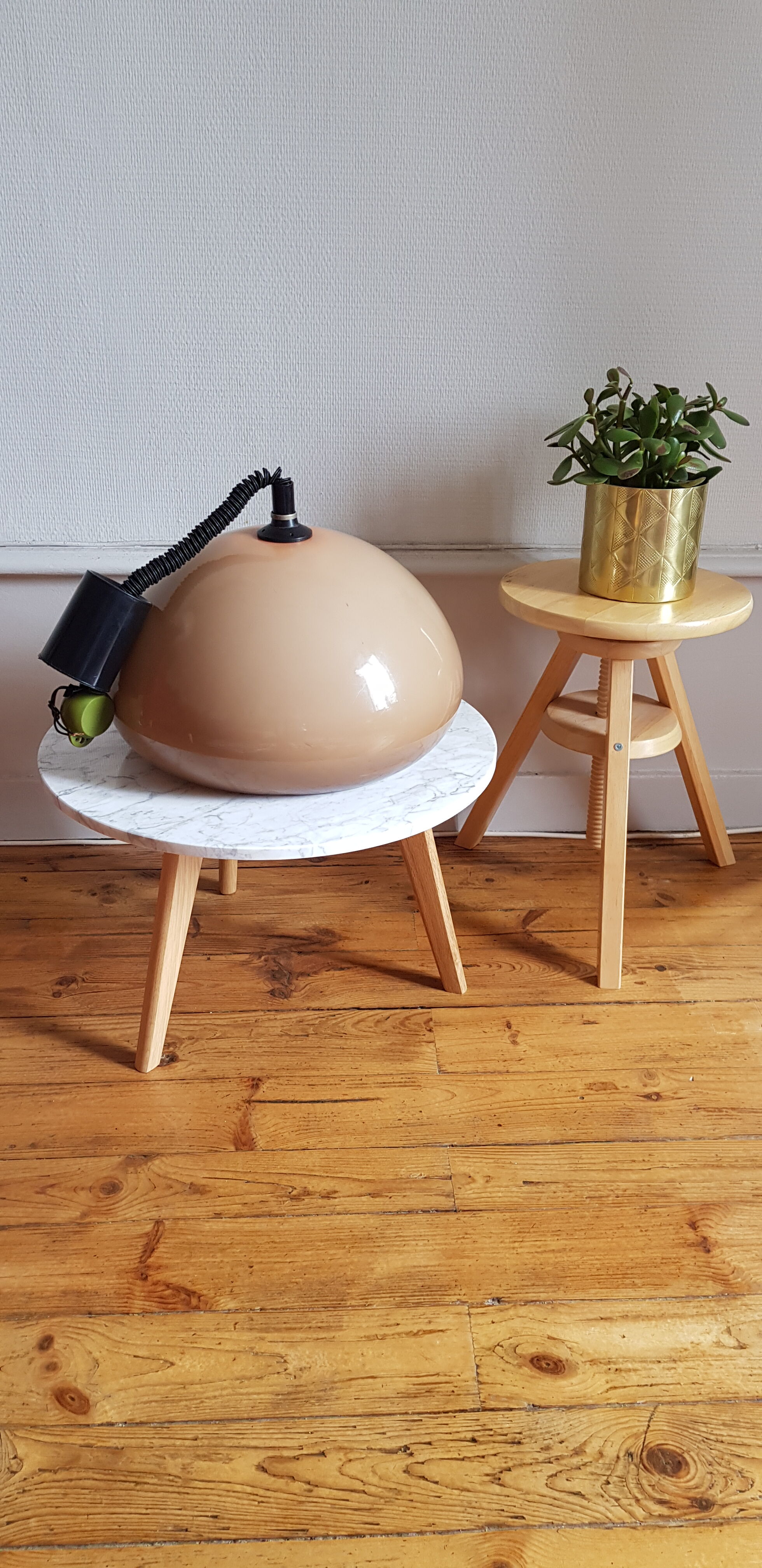 Hanging lamp vintage brand Rolly Brevettato Italy 1970