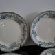6 flat plates Terre de Fer model Guadeloupe Saint Amand