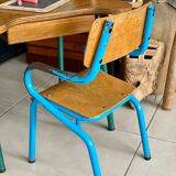 Desk and school chair set