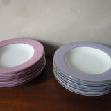 6 porcelain plates Sarah Creation