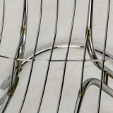 Chrome pan am chair by Gastone Rinaldi for rima