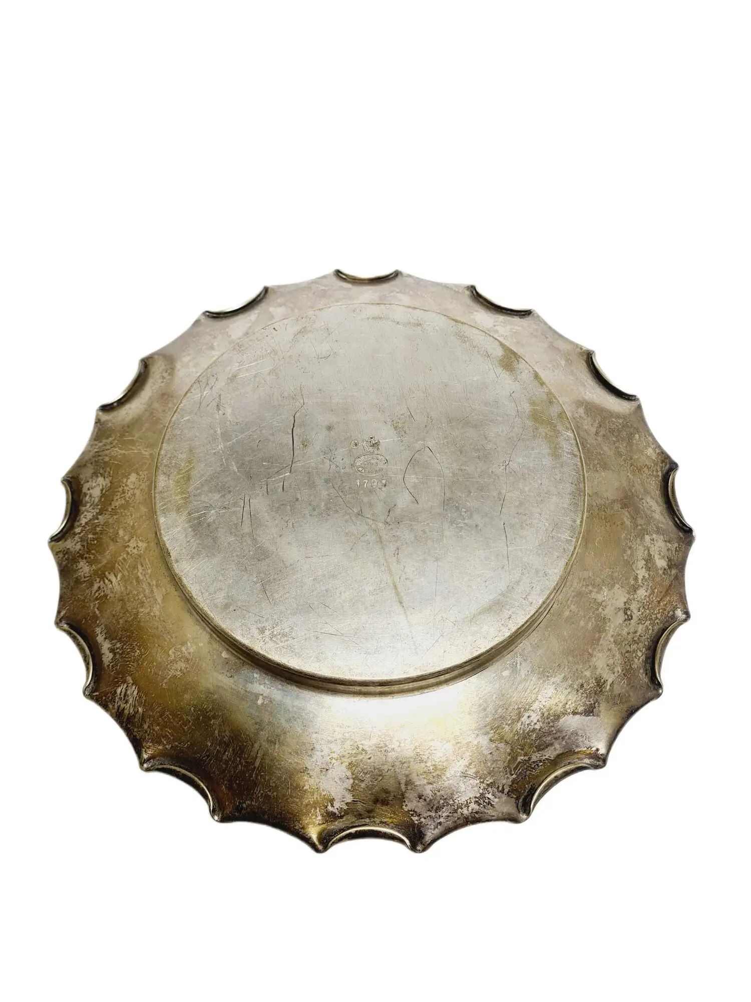 AVX Norblin Art Deco Tray with Glass Insertion
