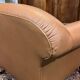 English club armchair in leather, modern production from the 1990s.