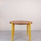 Vintage Teak Round Dining Table, Mid Century Danish
