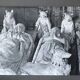 Photo Argentique Tombeau Anges II Bernard Darot XXe