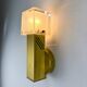Pair of cubic Murano glass wall lights by Gaetano Sciolari, Italy 1970s