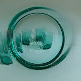 Set of 6 green glasses