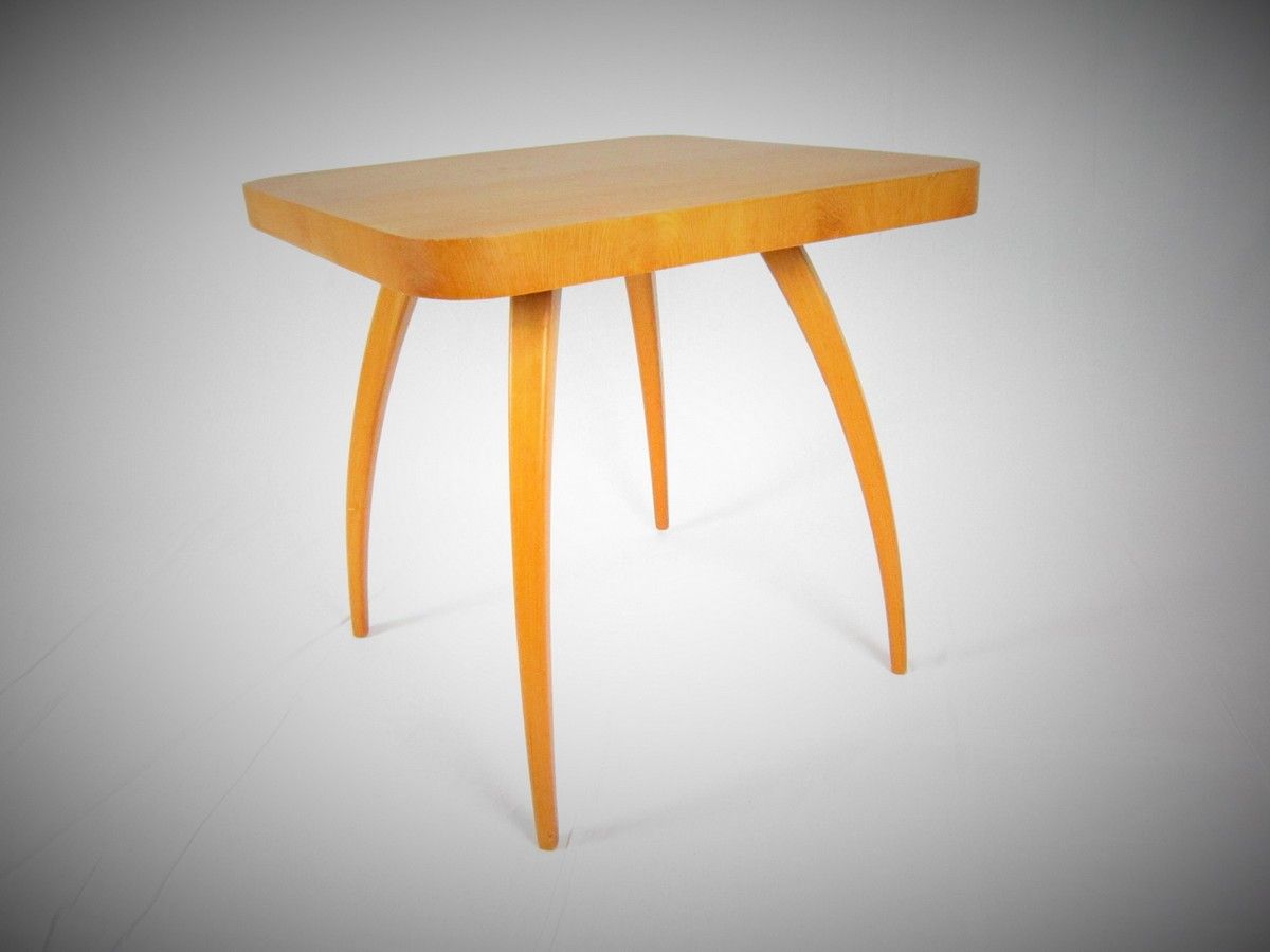 Table low spider model H259 by Jindrich Halabala for UP Závody Brno 1930 s
