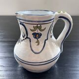 Blue floral decor pitcher