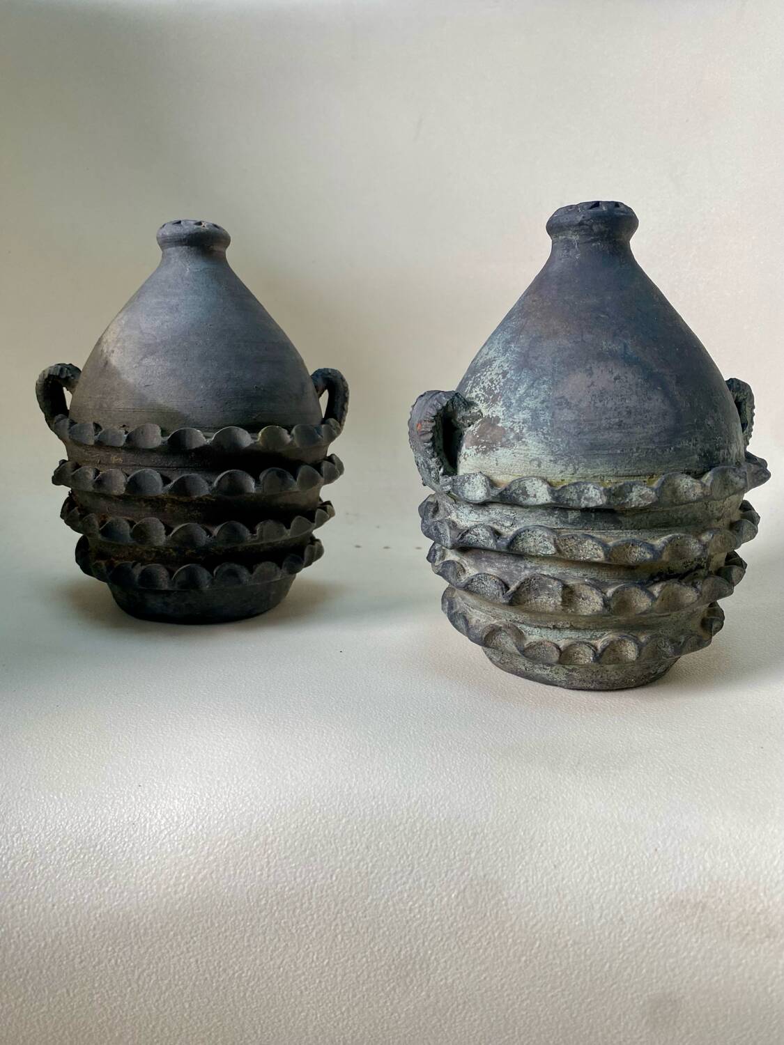 Pair of terracotta vases