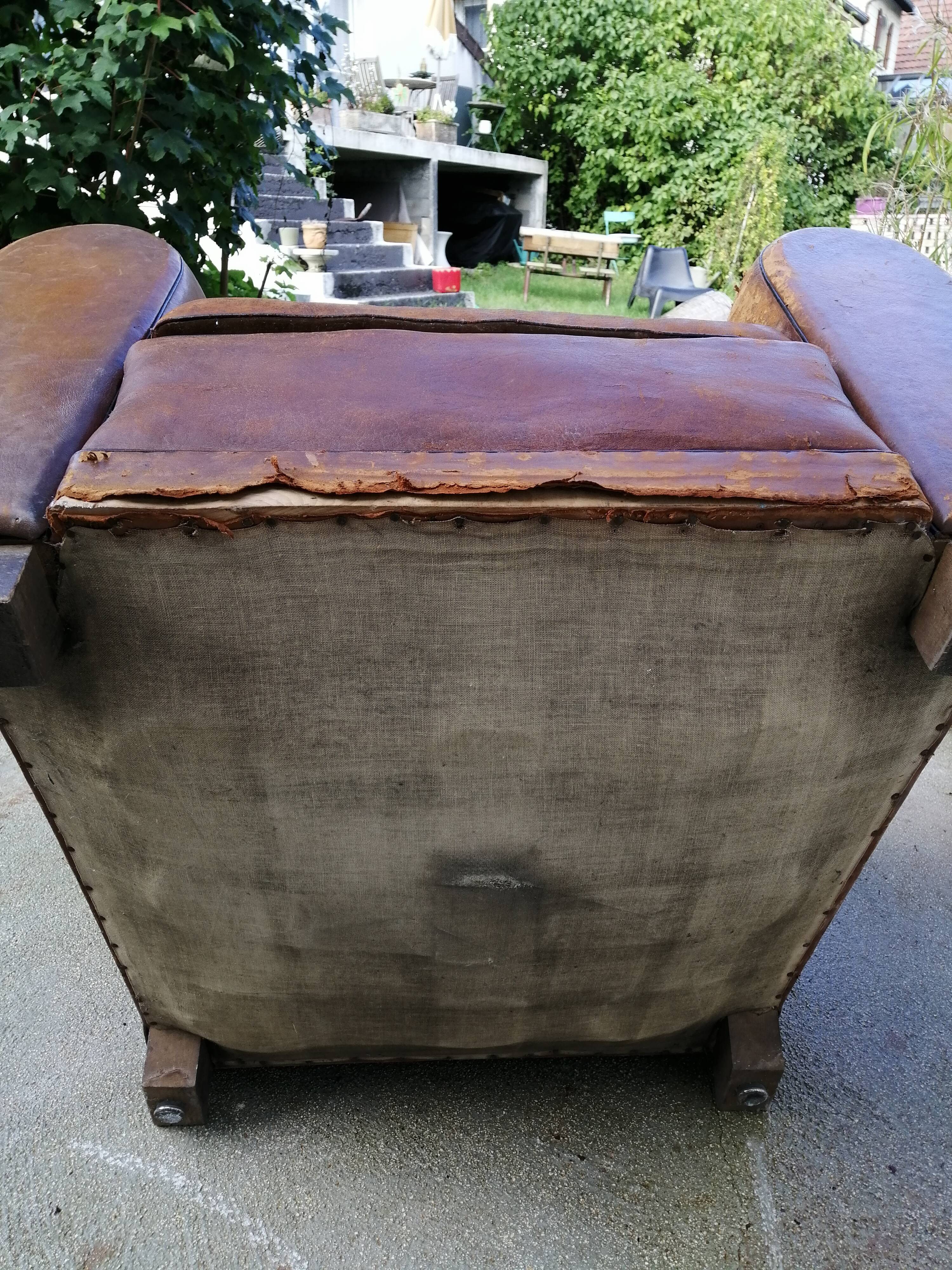 Moustache club armchair