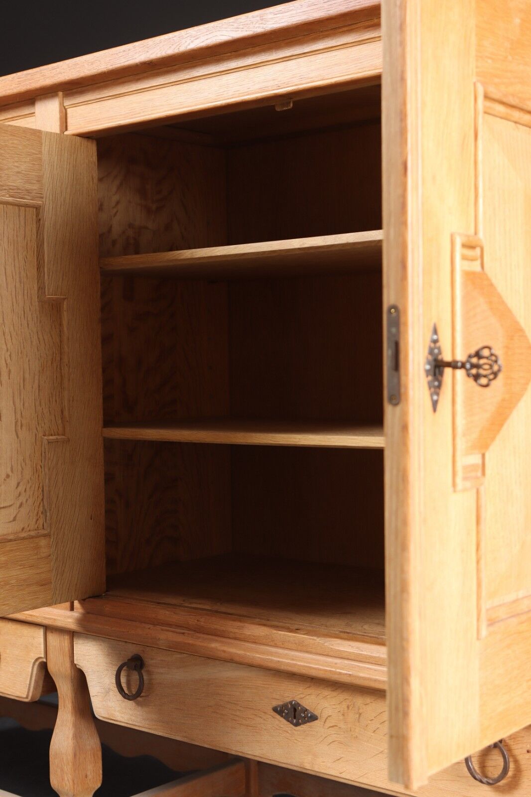 Henry Kjærnulf for Møbelfabrik. Oak sideboard, model '54'