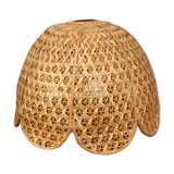 Vintage wicker lampshade