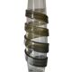 Large vintage blown glass vase in Murano style.