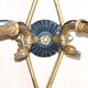 French antique bronze double Empire wall sconce with arrow and swan detail 4317.
