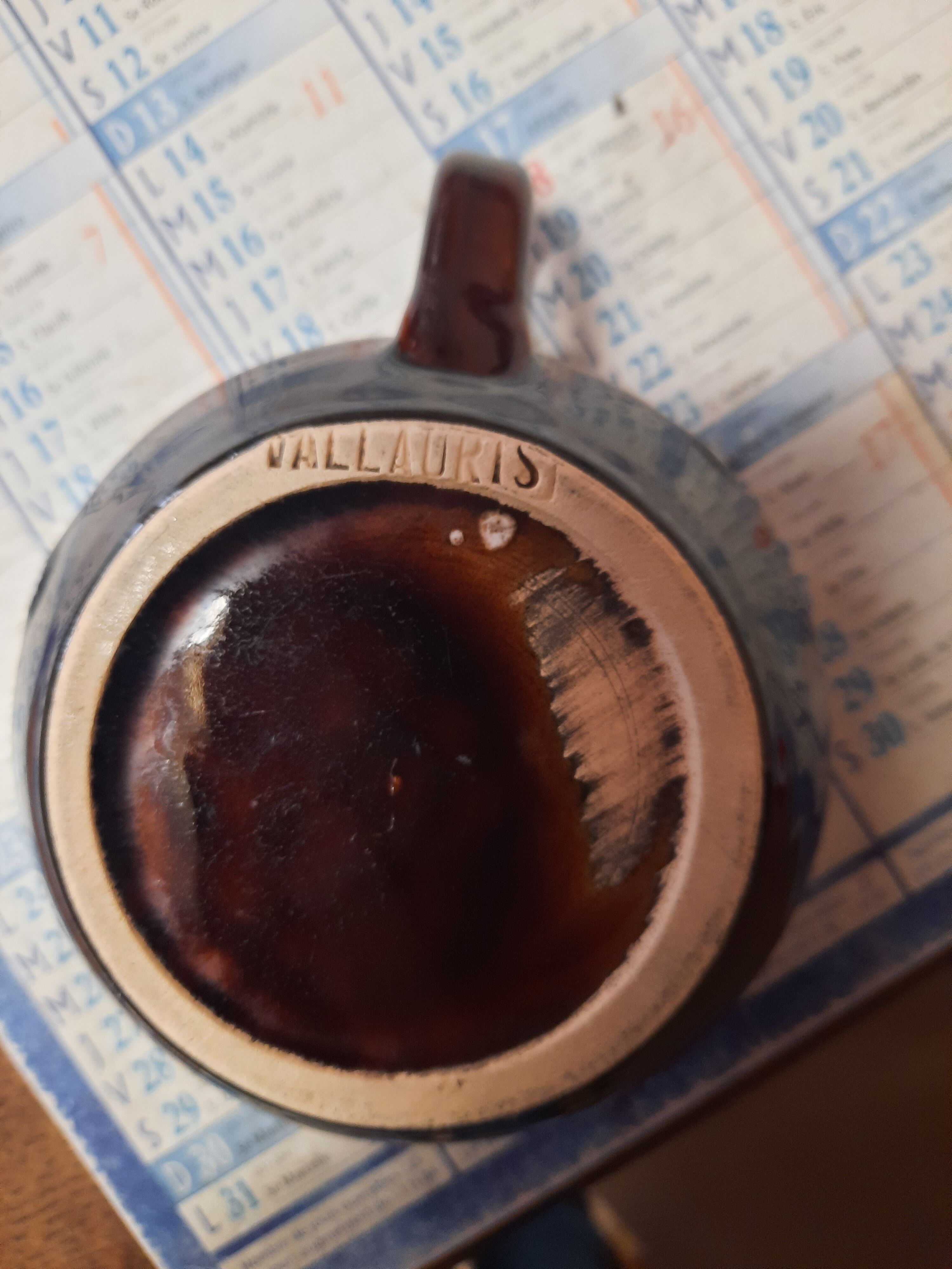 Vintage mug Vallauris